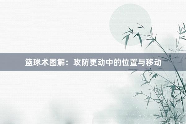 篮球术图解：攻防更动中的位置与移动